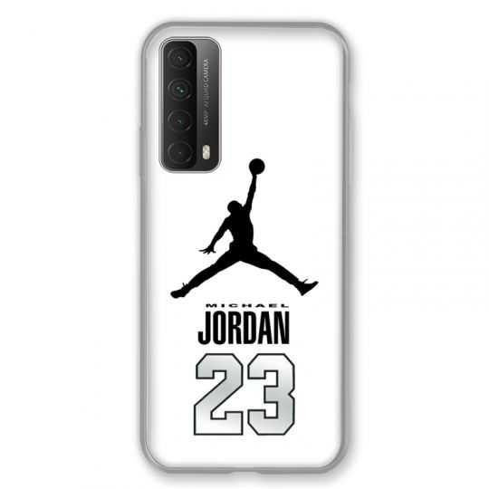 Coque Pour Huawei P Smart (2021) Jordan 23 Blanc