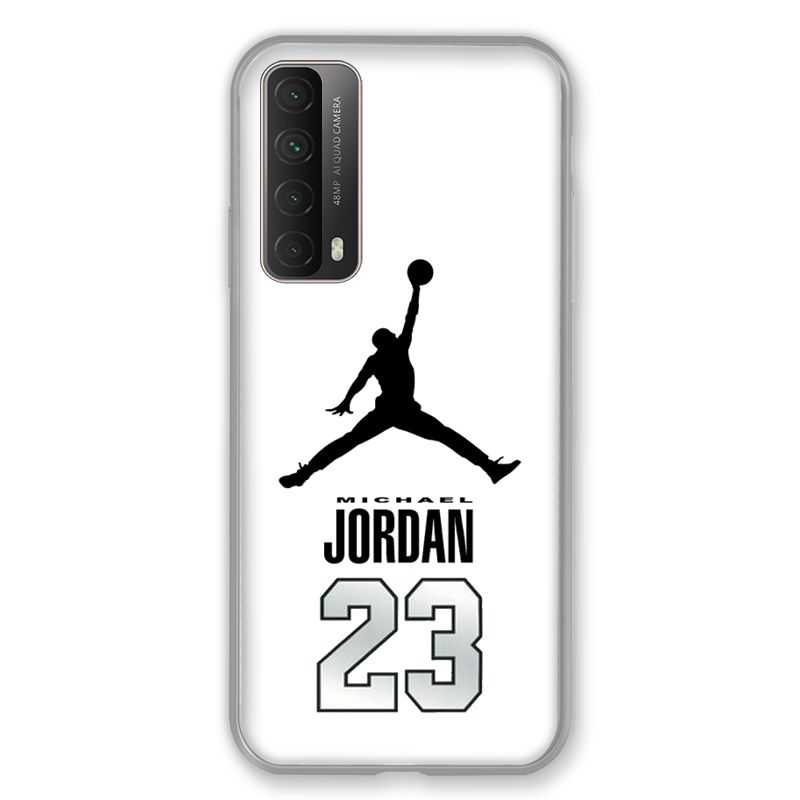 Coque Pour Huawei P Smart (2021) Jordan 23 Blanc