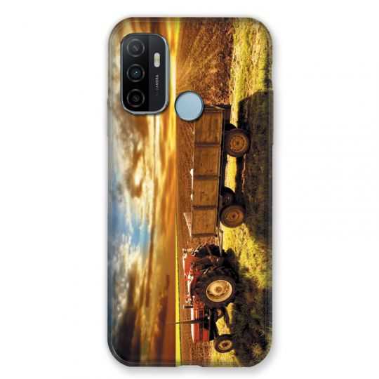 Coque Pour Oppo A53 / A53S Agriculture Tracteur Color