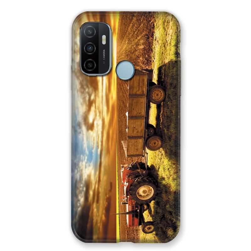 Coque Pour Oppo A53 / A53S Agriculture Tracteur Color