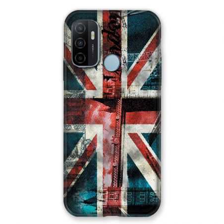 Coque Pour Oppo A53 / A53S Angleterre UK Jean's