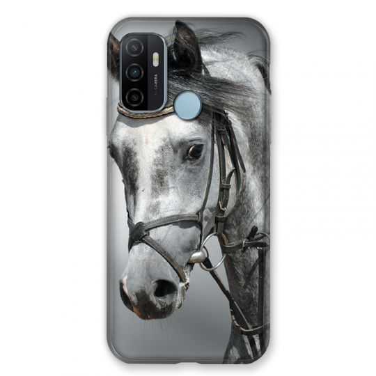Coque Pour Oppo A53 / A53S Cheval Blanc