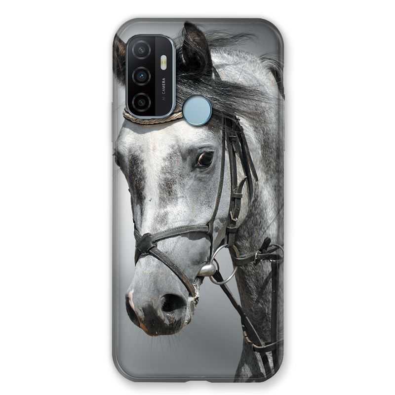 Coque Pour Oppo A53 / A53S Cheval Blanc