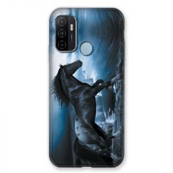 Coque Pour Oppo A53 / A53S Cheval Noir