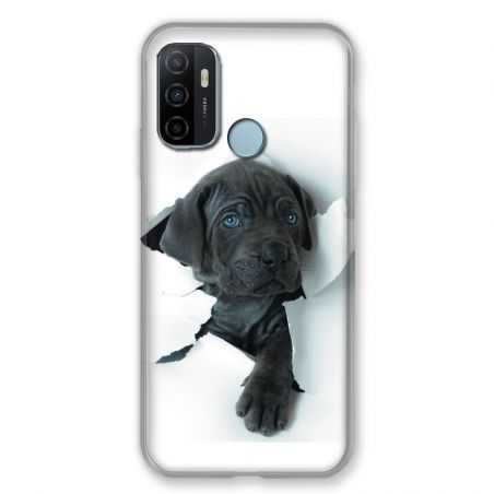 Coque Pour Oppo A53 / A53S Chien Noir