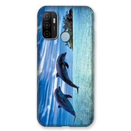 Coque Pour Oppo A53 / A53S Dauphin Ile