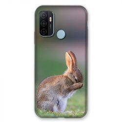 Coque Pour Oppo A53 / A53S Lapin Marron