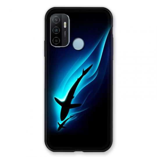 Coque Pour Oppo A53 / A53S Requin Noir