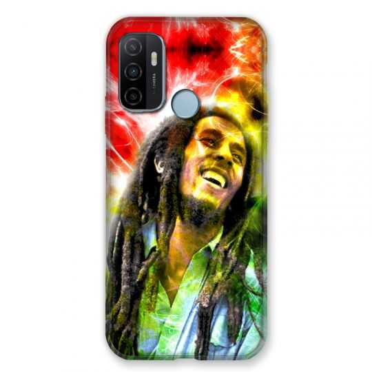 Coque Pour Oppo A53 / A53S Bob Marley Color