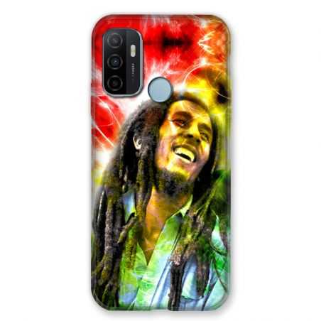 Coque Pour Oppo A53 / A53S Bob Marley Color