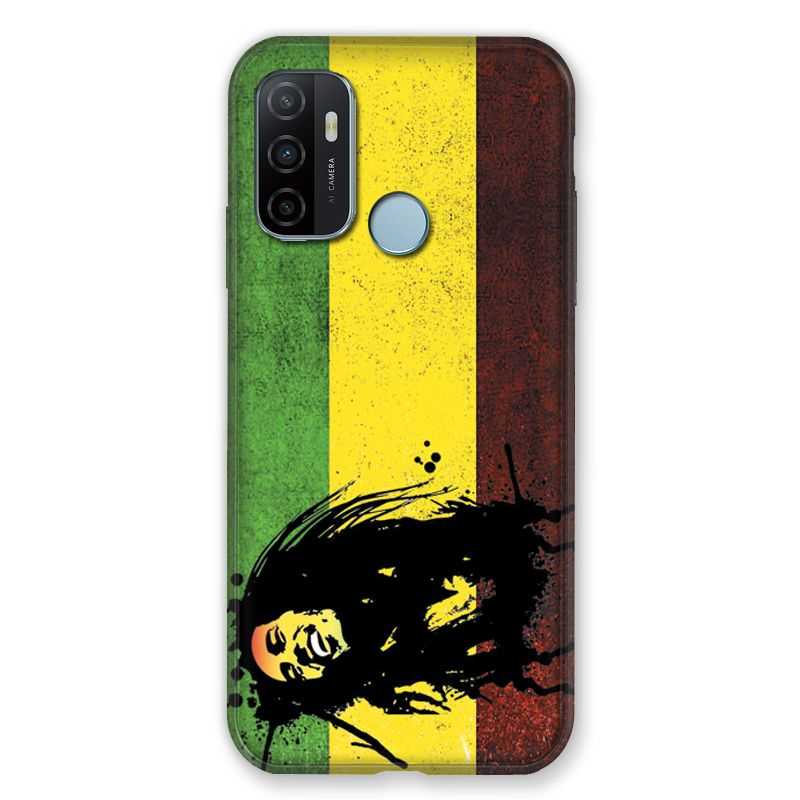 Coque Pour Oppo A53 / A53S Bob Marley Drapeau