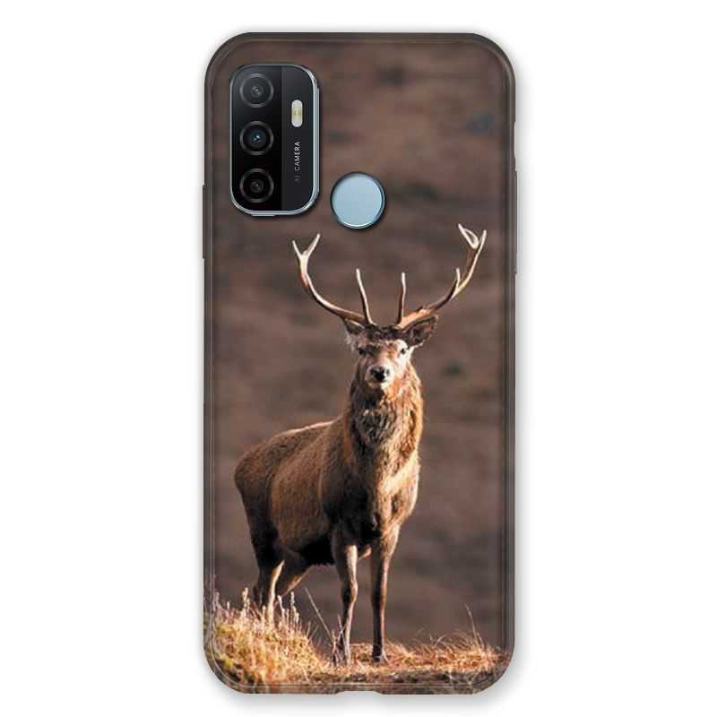 Coque Pour Oppo A53 / A53S Chasse Chevreuil Blanc