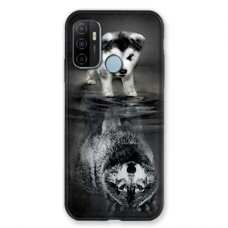 Coque Pour Oppo A53 / A53S Chien Reflet