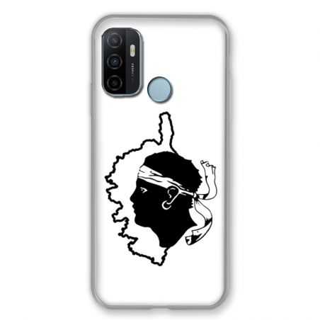 Coque Pour Oppo A53 / A53S Corse Blanc