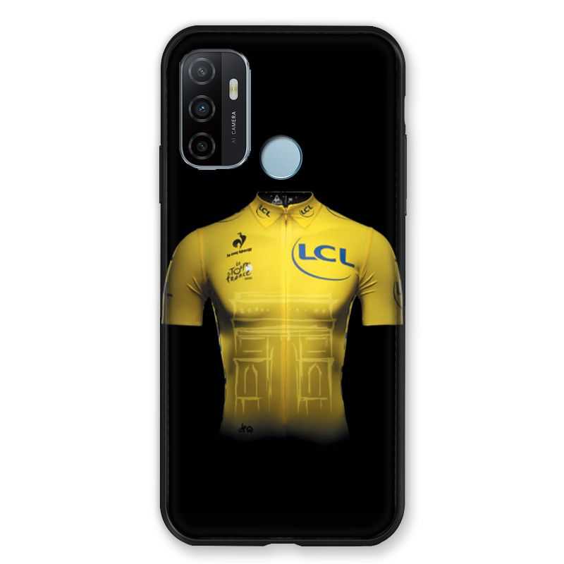 Coque Pour Oppo A53 / A53S Cyclisme Maillot Jaune