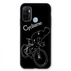 Coque Pour Oppo A53 / A53S Cyclisme Ombre Blanche