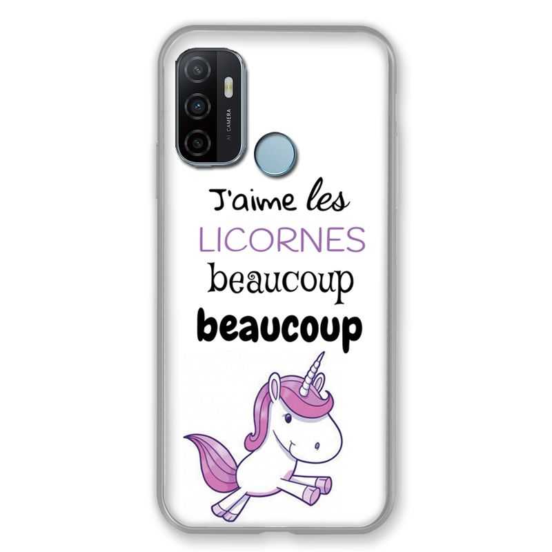Coque Pour Oppo A53 / A53S Decale Licornes