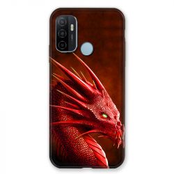 Coque Pour Oppo A53 / A53S Dragon Rouge