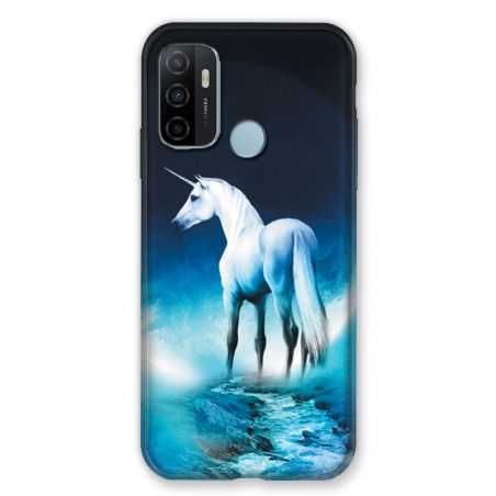 Coque Pour Oppo A53 / A53S Licorne Lune