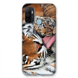 Coque Pour Oppo A53 / A53S Bebe Tigre
