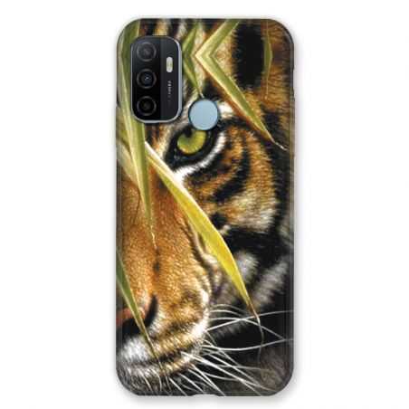 Coque Pour Oppo A53 / A53S Oeil Tigre