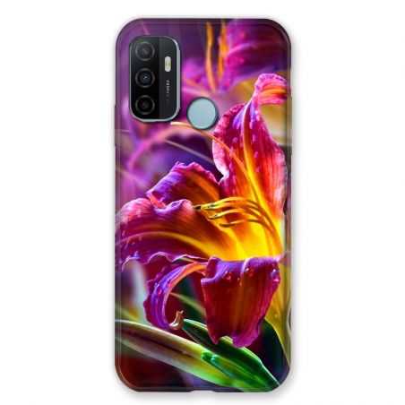 Coque Pour Oppo A53 / A53S Fleur Lys Color