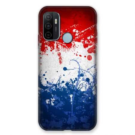 Coque Pour Oppo A53 / A53S France Eclaboussure