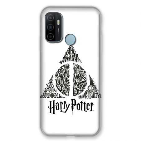 Coque Pour Oppo A53 / A53S WB License Harry Potter Triangle Blanc