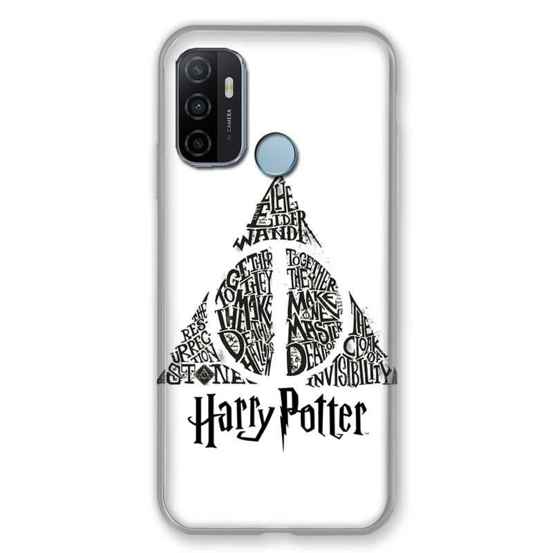 Coque Pour Oppo A53 / A53S WB License Harry Potter Triangle Blanc