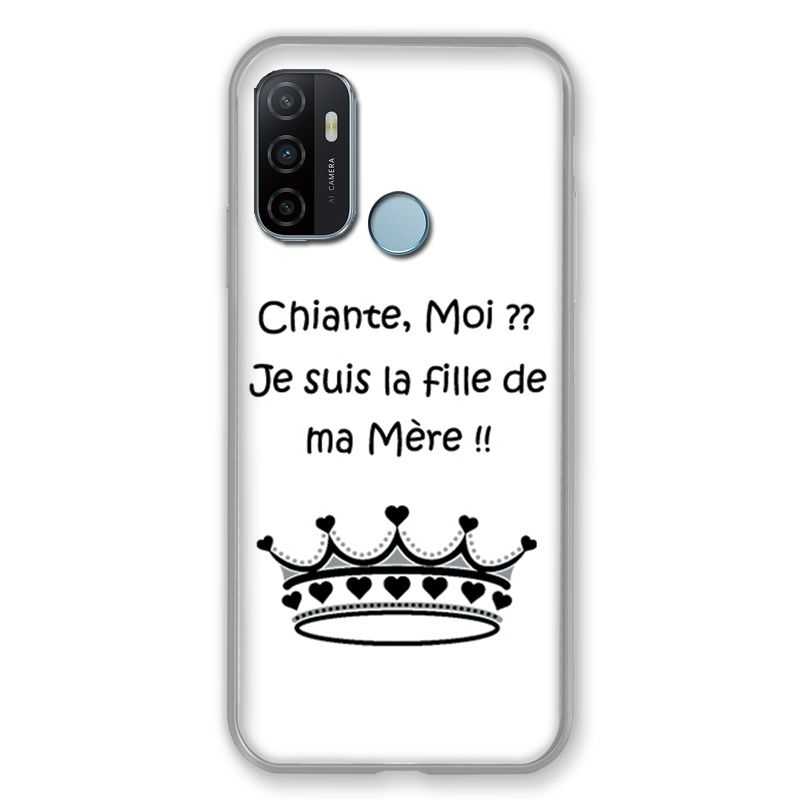 Coque Pour Oppo A53 / A53S Humour Moi Chiante