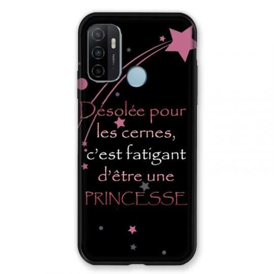 Coque Pour Oppo A53 / A53S Humour Princesse