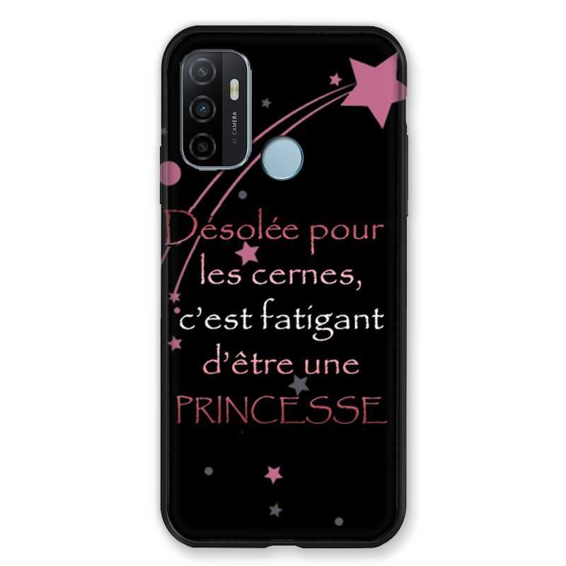 Coque Pour Oppo A53 / A53S Humour Princesse