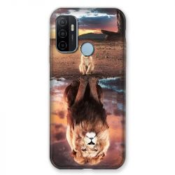 Coque Pour Oppo A53 / A53S Lion Reflet