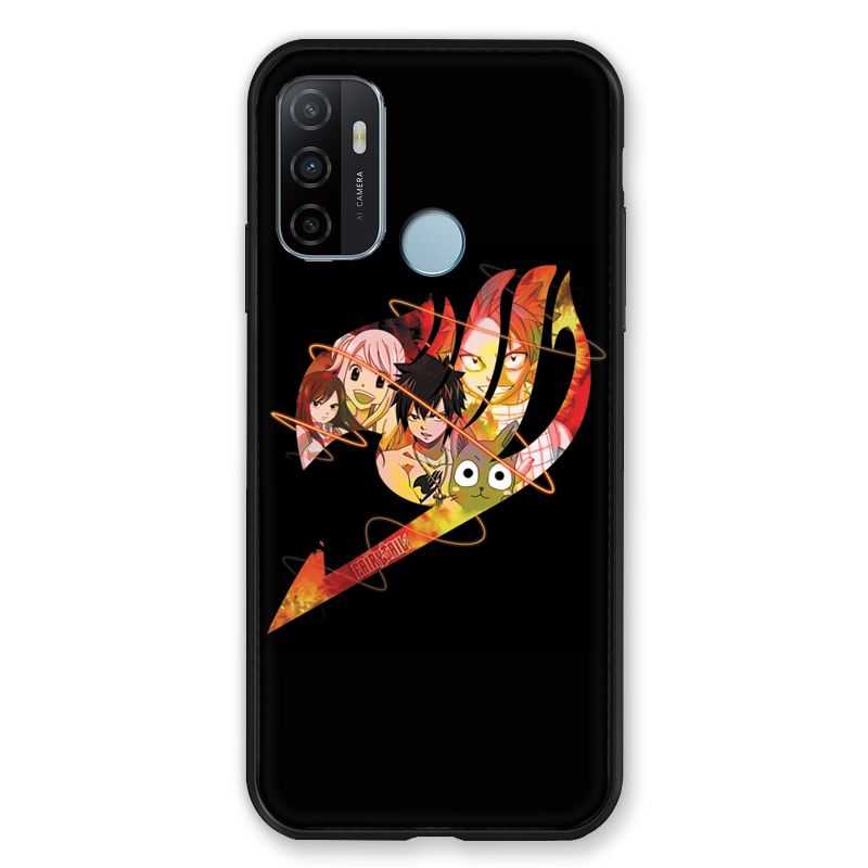 Coque Pour Oppo A53 / A53S Manga Fairy Tail Logo Noir