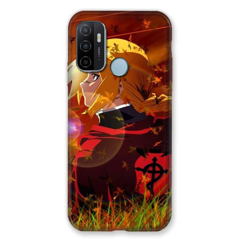 Coque Pour Oppo A53 / A53S Manga Fullmetal Alchemist Rouge