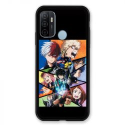 Coque Pour Oppo A53 / A53S Manga My Hero Academia Noir