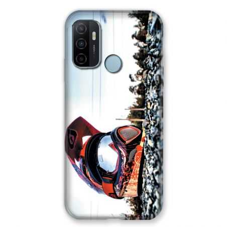 Coque Pour Oppo A53 / A53S Moto Casque Cross