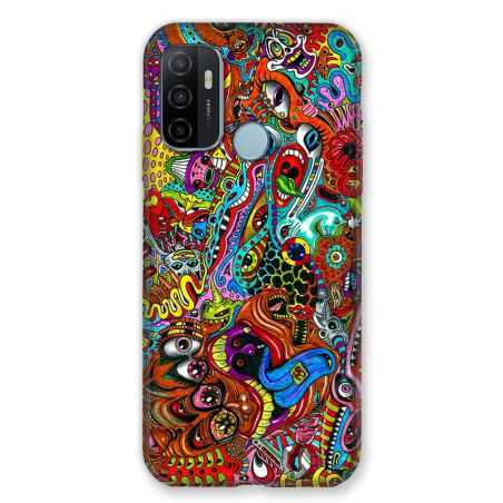 Coque Pour Oppo A53 / A53S Psychedelic Yeux