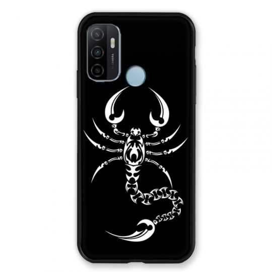 Coque Pour Oppo A53 / A53S Scorpion Noir