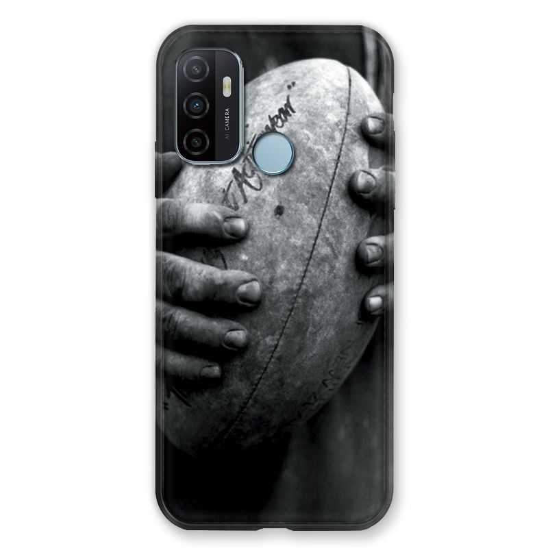 Coque Pour Oppo A53 / A53S Rugby Ballon Vintage