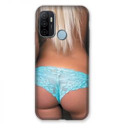 Coque Pour Oppo A53 / A53S Sexy Tanga Bleu