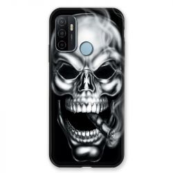 Coque Pour Oppo A53 / A53S Tete de Mort Fume