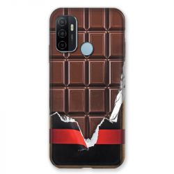 Coque Pour Oppo A53 / A53S Trompe Oeil Chocolat