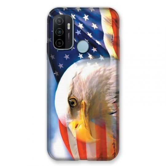 Coque Pour Oppo A53 / A53S Amerique USA Aigle