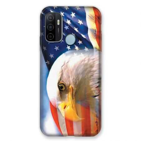 Coque Pour Oppo A53 / A53S Amerique USA Aigle