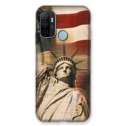 Coque Pour Oppo A53 / A53S Amerique USA Statue liberté