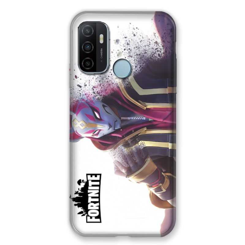 Coque Pour Oppo A53 / A53S Fortnite Blanc