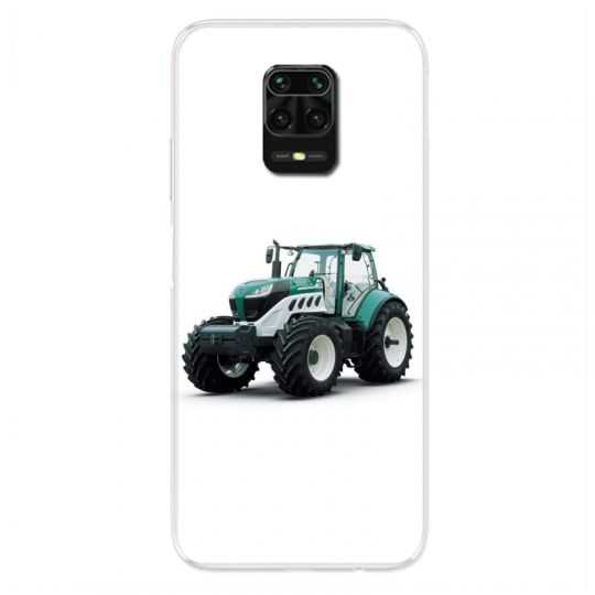 Coque Pour Xiaomi Redmi Note 9S / 9 Pro Agriculture Tracteur Blanc