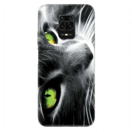 Coque Pour Xiaomi Redmi Note 9S / 9 Pro Chat Vert