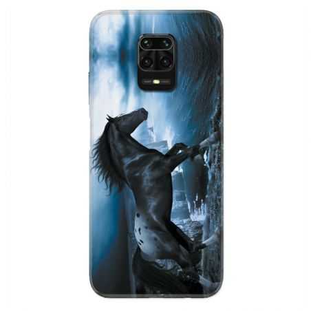 Coque Pour Xiaomi Redmi Note 9S / 9 Pro Cheval Noir